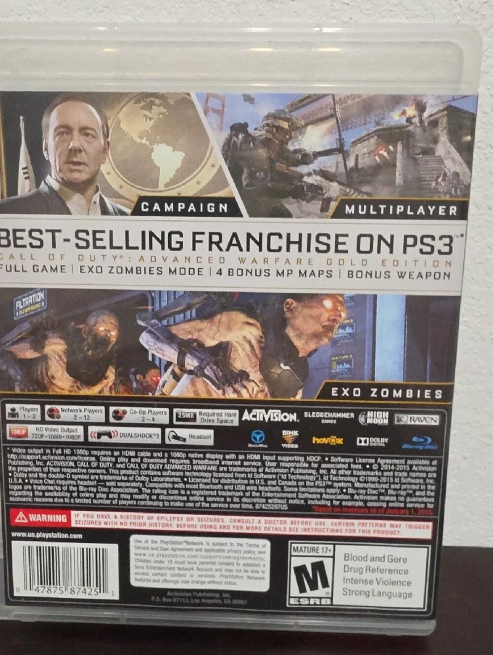Call of Duty: Advanced Warfare - Gold Edition (White) for PS3